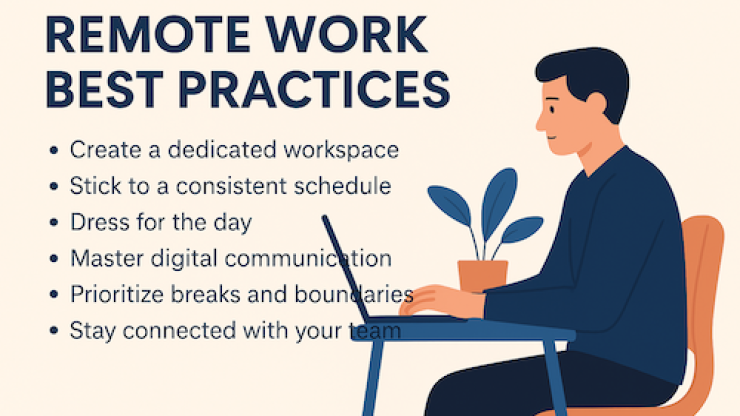 Remote Work Best Practices: How to Stay Productive, Professional, and Balanced at Home